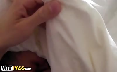 Morning blowjob and pussy fingering