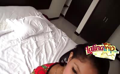 Spoiled latina wants a massive cumshot to face