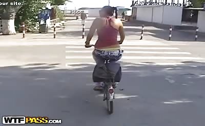 Riding bicycles and fucking scene 2